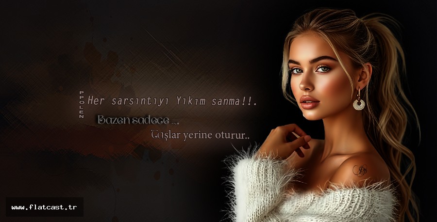 Her sarsıntıyı Yıkım sanma!!     Bazen sadece ....               Taşlar yerine oturur..